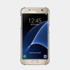 Galaxy S7 Cep Telefonu Kılıfı, Şeffaf Altın