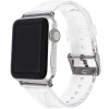 Apple İle Uyumlu Watch 38/40mm KRD-09 Deri Lop Kordon Kahverengi