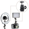 Cep telefonu klipsi tutucu, metal cep telefonu tutucu klipsi 360° bilyalı başlık 1/4 inç dişli, fotoğraf severler için hafif, sağlam