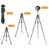 Kamera Tripodu Kalın Gövdeli Sağlam Aliminyum Profesyonel Telefon Tutucu Çantalı 175 Cm Tripod Neepho F8850 Bluetooth Kumandalı 175cm
