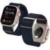 Apple Watch 49mm Ultra 2/1-46mm Seri 10-45mm Seri 9/8/7-44mm Seri SE2/SE/6/5/4 Kordon Kayış Band Lite Fit Ultra Navy - AMP05984