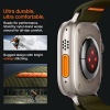 Apple Watch 49mm Ultra 2/1 - 46mm Seri 10 - 45mm Seri 9/8/7 - 44mm Seri SE2/SE/6/5/4 Kordon Kayış Band Lite Fit Ultra Khaki - AMP05985