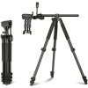 HT-T06 Profesyonel Tripod 190 Cm Yatay Kullanım Çok Fonksiyonlu Panoramik Kafa 360 Derece Dönebilir Monopod