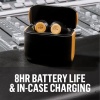 House Of Rebel kulak içi Bluetooth kulaklık, sürdürülebilir üretim, kablosuz ses, şarj edilebilir ve dokunmatik kontrol fonksiyonlu, 30 saat çalma süresi, şık ve taşınabilir şarj kılıfı ile