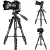 Profesyonel NP-8850 Kamera ve Telefon Standlı Ayarlanabilir 175cm Tripod