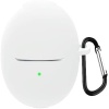 Huawei FreeBuds 5 için Kılıf Mat Silikon Beyaz [FreeBuds 5 ile Uyumlu Kılıf - Beyaz]