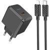 HC Seri Akım Korumalı Turbo 30W Type-C Şarj Başlığı Ve 1Mt Lightning Kablo Şarj Seti İphone İle Uyumlu