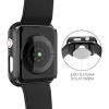 Apple Watch Series 7 41mm için Kılıf Matte Premium Slim WatchBand Gümüş [Watch Series 7 41mm ile Uyumlu Kılıf - Gümüş]