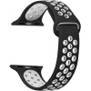 Apple Watch Series 4 40mm için Kordon Rainbow Band Siyah Beyaz