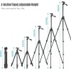 HT-T02 Profesyonel Tripod 154 Cm Yatay Kullanım Çok Fonksiyonlu Panoramik Kafa 360 Derece Dönebilir