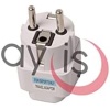 Evrensel Adaptör Seyahat Fişi Beyaz AB Normu - 250V AC 10~16A