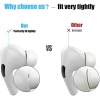 [3 çift] AirPods Pro ve AirPods Pro 2 için gürültü azaltma delikli yedek kulak tıkacı, AirPods 1 2 3 Pro/Pro 2 için 3ü 1 arada temizleme kiti, AirPods Pro (S/M/L) için silikon kulak tıkacı