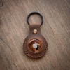 X design Apple Airtag Anahtarlık Kılıf, Airtag Kılıf, Gerçek Deri Airtag Kılıfı, Airtag Deri Anahtarlık, S takip cihazı, Kaliteli Airtag Kılıf, Orijinal Deri Airtag Kılıf (Taba - Açık Kahverengi)