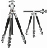 HT-T03 Çok Fonksiyonlu 360 Crossbar Tripod Profesyonel Yatak Dikey Panaromik Başlı Tripod Makro Hassas 160 Cm