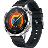 Üst Yüzeyi Dikiş İşlemeli 22mm Silikon Kordon Huawei ile Uyumlu Watch GT5/GT5 Pro/GT4/Watch 4 Pro/GT3/GT3 Pro/GT2/GT2 Pro 46mm İçin Yumuşak Dokulu Esnek ve Dayanıklı Tasarım Kayış