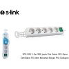SPG-F05 1.5m 306 Joule Euro Soket 3G1.0mm Tam Bakır 5li Akım Korumalı Beyaz Priz Çoklayıcı