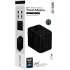 45W Şarj Cihazı ve 2x USB ve 3x TYPE-C Girişli Universal Seyahat Adaptörü, Priz Dönüştürücü 200den Fazla Ülke ile Uyumlu, ABD, İngiltere, AUS, AB