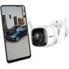 Link Tapo Açık Güvenlik Wi Fi Kamera Tapo Açık Güvenlik Wi Fi Kamera, IP Güvenlik Kamerası, Kapalı ve Açık, Kablosuz, Kurşun, Duvar, Beyaz