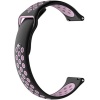 Garmin Approach S40 Delikli Spor Silikon Kordon Siyah Pembe
