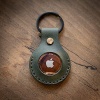 X design Apple Airtag Anahtarlık Kılıf, Airtag Kılıf, Gerçek Deri Airtag Kılıfı, Airtag Deri Anahtarlık, S takip cihazı, Kaliteli Airtag Kılıf, Orijinal Deri Airtag Kılıf (Okyanus Yeşili)