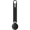 GİYİM & AKSESUAR Apple Airtag için Askılı Silikon Kılıf, Silicone Case with Strap for Apple Airtag (Airtag ile Uyumlu Kılıf) (Siyah)