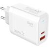 Always-02 GaN Tech Type-C PD4.0 USB-A QC3.0 Hızlı Şarj Özellikli Seyahat Şarj Başlığı 45W Beyaz
