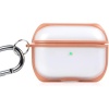 Apple AirPods Pro Kılıfı, Krem Çizgili, Transparan