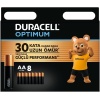 Optimum AA Alkalin Kalem Pil (8li Paket) 1,5V - LR6 MX1500