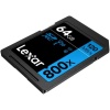 64GB Professional 800x SDXC™ UHS-I cards, up to 120MB/s read 45MB/s write C10 V30 U3