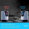 Tapo C225, 2K QHD Wi-Fi Güvenlik Kamerası, Yapay Zeka Desteği, Hareket Tespit ve Takibi, 360°, Renkli Gece Görüşü, Çift Yönlü Sesli İletişim, Bulut/Yerel Depolama, Bebek Ağlaması Tespiti