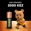Şarj Edilebilir Pil AA Kalem (2li Paket), 1300 mAh NiMH, 2000 Sarj Döngüsü, Önceden Sarj Edilmiştir
