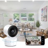IN WLAN kamera izleme, iç mekan uygulaması, 1080p TF bulut kaydetme, gece modu, hareket sensörü, alarm, 2,4 GHz otomatik odaklama, 360° geniş açılı, uyumlu, güvenlik kamerası adaptörü, iki yönlü