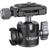 U-80L Arca Side Cold Shoe Ball Head Tripod Başlığı