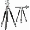 HT-T03 Çok Fonksiyonlu 360 Crossbar Tripod Profesyonel Yatak Dikey Panaromik Başlı Tripod Makro Hassas 160 Cm