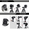Profesyonel Q111 Taşınabilir 5Kg Taşıma Kapasiteli 139,7cm Alüminyum Tripod Gri