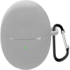 Huawei FreeBuds 5 için Kılıf Mat Silikon Gri [FreeBuds 5 ile Uyumlu Kılıf - Gri]