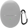 Huawei FreeBuds 5 için Kılıf Mat Silikon Gri [FreeBuds 5 ile Uyumlu Kılıf - Gri]