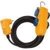 1168720010 Schutzadapterleitung 5 m H07RN-F3G1,5 Fi-fiş ve PowerBlock, siyah, mavi, turuncu