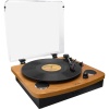 MN-P235 Voyager Retro Ahşap Pikap Plak Çalar Bluetooth-Usb-SD Kart Dahili Hoparlör