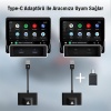 Kablosuz Android Auto Car Play Cevirici Android Cihazlar İçin Car Kablosuz Car Play Cevirici