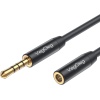 3.5mm TRSS Aux Kulaklık Mikrofon Ses Uzatma Kablosu 2 Metre