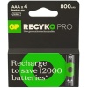Batteries Recyko Pro AAA İnce Ni-Mh Şarjlı Pil, 1.2 Volt, 4lü Kart