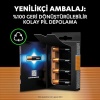 Optimum AAA İnce Kalem Pil (8’li Paket) - Alkalin Pil 1,5V - Pil Saklama Paketi - LR03 MX2400