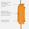 Safe-Box Kablo Koruyucu Kapsülü BIG IP44 Dış Mekan Sarı