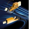4 in 1 65/27 W 2 TO 2 FLAT FAST WIRE CABLE PD USB TYPE C İOS 4 LÜ HASIR ŞARJ VE DATA KABLO