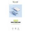 H28 10000 MH PD 20W ve USB 22.5W FAST HIZLI ŞARJ DAHİLİ TYPE C VE LİGHTNİNG KABLOLU DÜNYA STANDARTLARINA UYGUN POLYMER BATARYA BİREBİR AMPER LCD GÖSTERGELİ POWERBANK