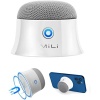 Küçük Mıknatıslı Bluetooth Hoparlör, iPhone 12/13 serisi için, Mini Duş Hoparlörü, Golf Arabası için Monte Edilebilir, Gerçek Kablosuz Taşınabilir Bluetooth Hoparlör, Seyahat için Minik Araç Hoparlörü (Beyaz)