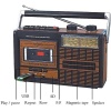 Yeni Nesil Radyo USB SD FM Bluetooth Kaset Çalar Müzik Kutusu Retro El Tutamaçlı Taşınabilir