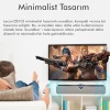 DS102 Kablolu USB/AUX 6W Tak Çalıştır Kolay Kurulum Yüksek Çözünürlüklü Stereo Surround Ses TV/PC/Telefon/Tablet Geniş Uyum Kompakt Soundbar Taşınabilir Hoparlör Siyah