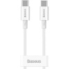 Superior Hızlı Şarj Özellikli 100W Type-C to Type-C Kablo 1m-Beyaz